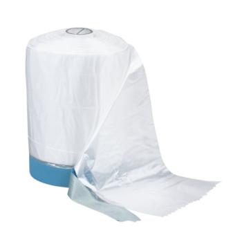 Preview: PE-HD Folie mit Gewebe-Klebeband, hellblau 1613